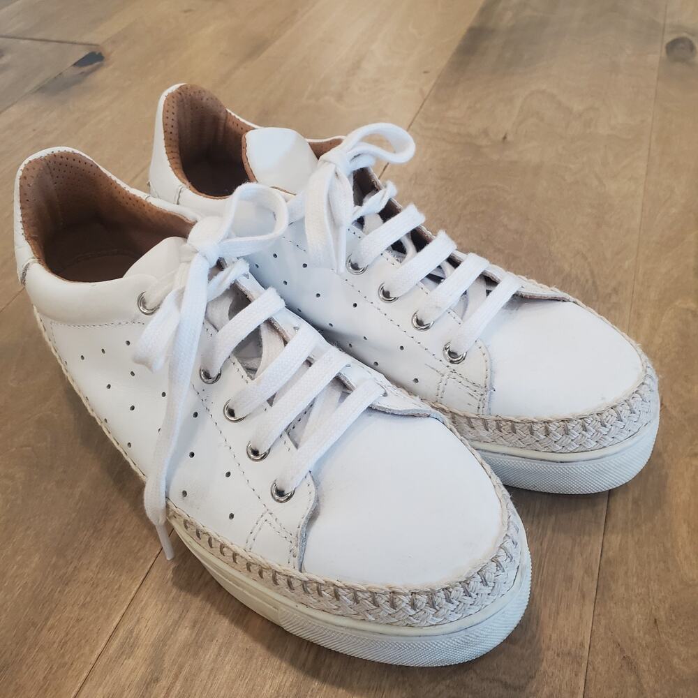 The Flexx Vera Pelle Hi Tide Leather Sneaker 8.5 Women's Platform Fashion Shoe